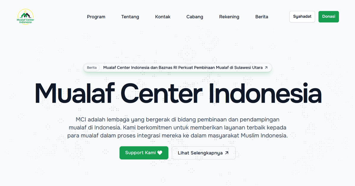 MCI Company Profile Website